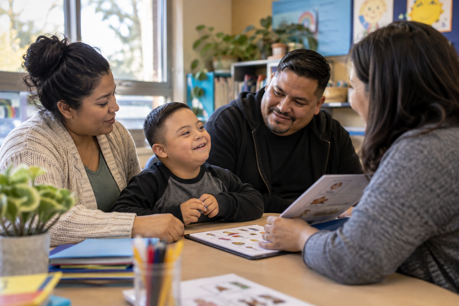 Educación especial y apoyos escolares para familias